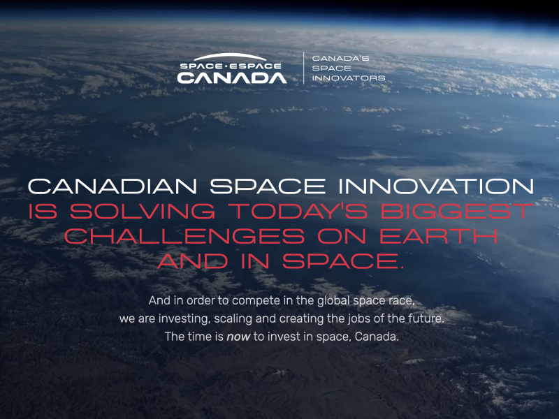 Space Canada Homepage