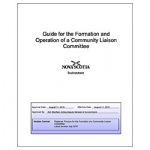 Cover page of Guide for the Formation and Operation of a Community Liaison Committee